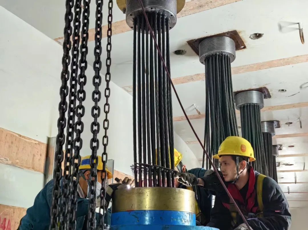 国内首个采用无粘结预应力的核电机组——田湾核电站7号机组预应力张拉施工完成
