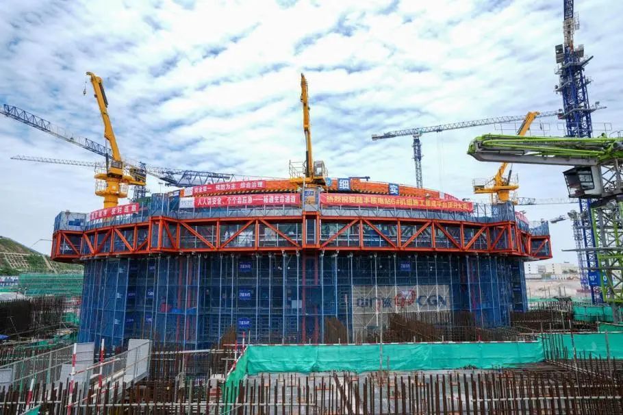 “华龙一号”核岛施工集成平台在中广核陆丰核电6号机组投用