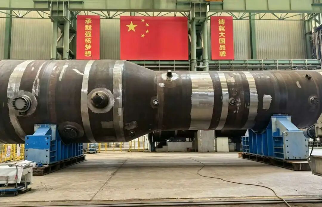 石岛湾核电扩建一期1号机组首台蒸汽发生器水压试验一次成功