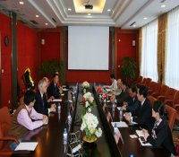 西屋总裁兼首席执行官Candris来三门核电交流访问