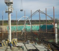 海南昌江核电核辅厂房大方量砼浇筑顺利完成