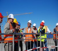 国家核电副总经理孙汉虹莅临海阳现场协调工程进度