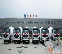 中建机械6台搅拌车发往广西防城港核电项目